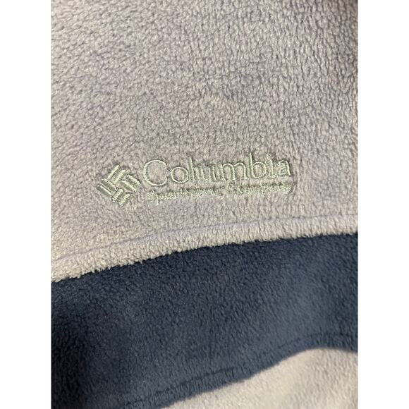 Columbia Titanium Light Purple Fleece Jacket Womens Size M - Picture 5 of 7